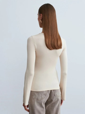 Dilvin Shirt in Beige