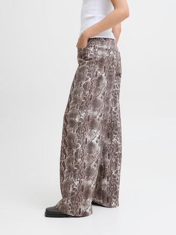 JJXX Wide Leg Housut 'JXSARAH' värissä ruskea