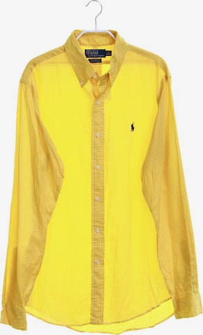 Polo Ralph Lauren Button Up Shirt in L in Yellow: front