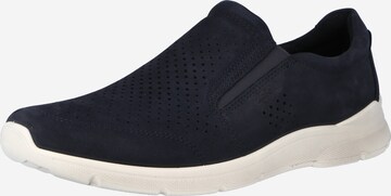 ECCO Moccasins 'Irving' in Blue: front