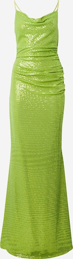 Rochie de seară SWING pe verde limetă, Vizualizare produs