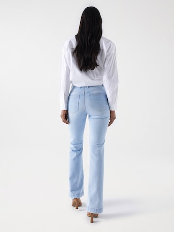 évasé Jean Salsa Jeans en bleu