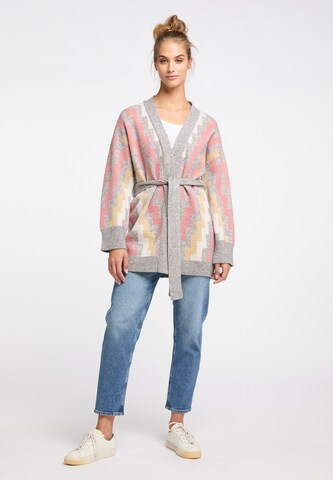 usha FESTIVAL Knit cardigan 'Rakata' in Grey