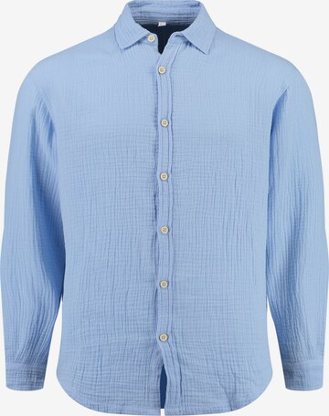 Coupe regular Chemise 'MSH FINCA' Key Largo en bleu : devant