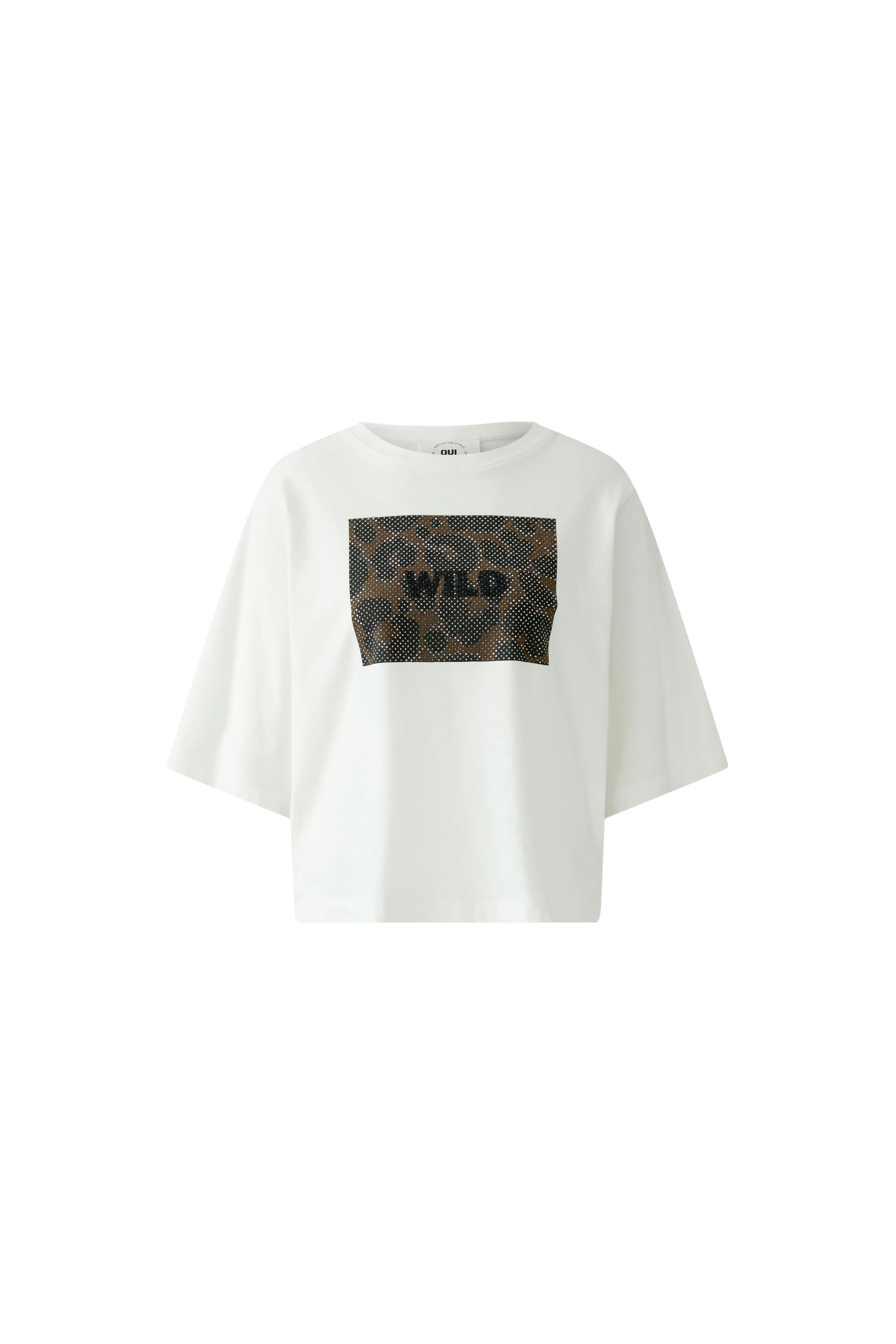 OUI T-Shirt in Weiß: Vorderseite