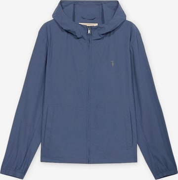 Trussardi - Chaqueta de entretiempo en azul: frente