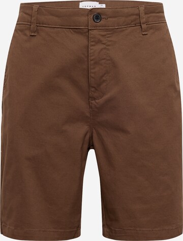 TOPMAN Slimfit Shorts in Braun: predná strana