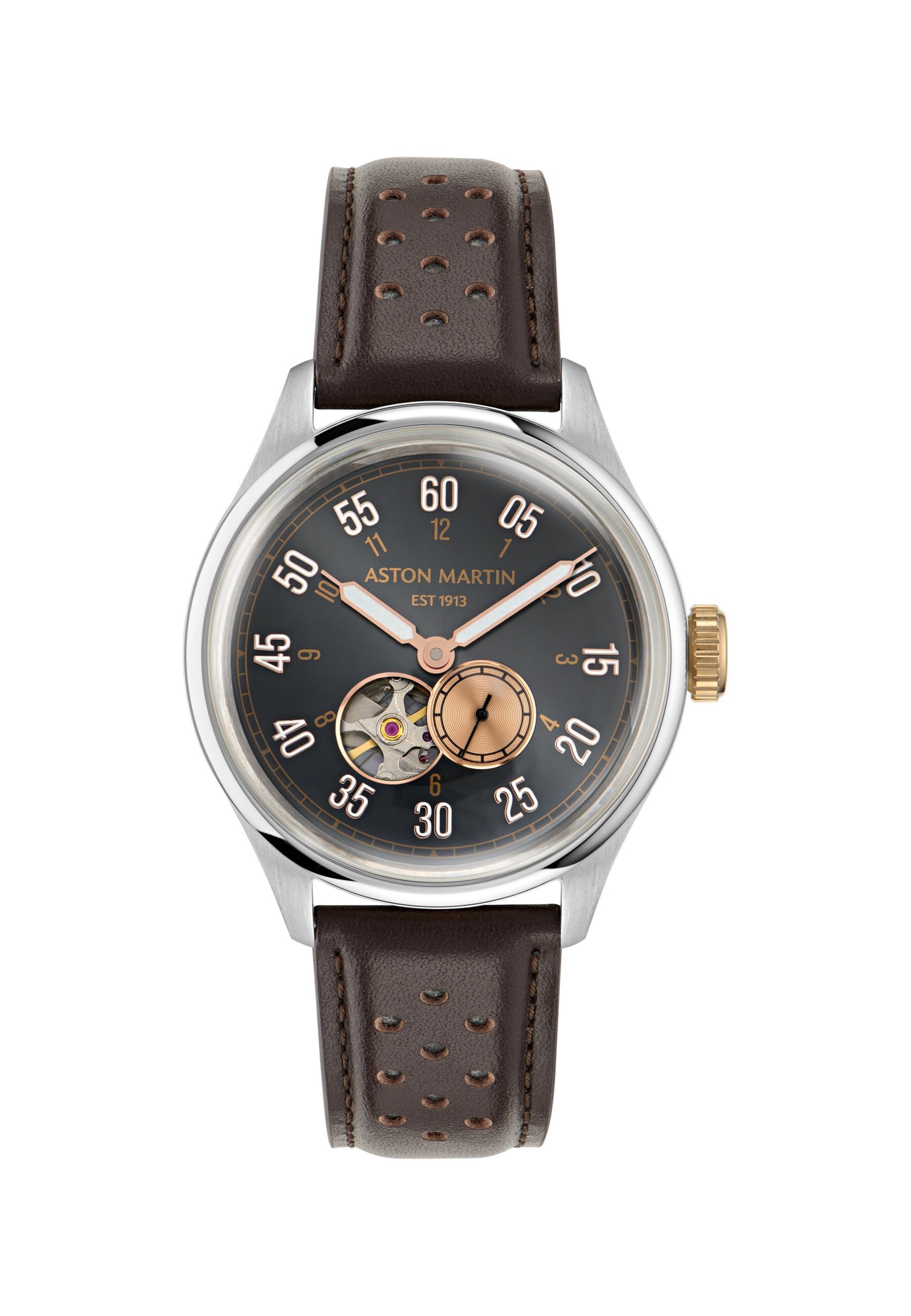 Aston Martin Analoog horloge 'TS1' in Bruin