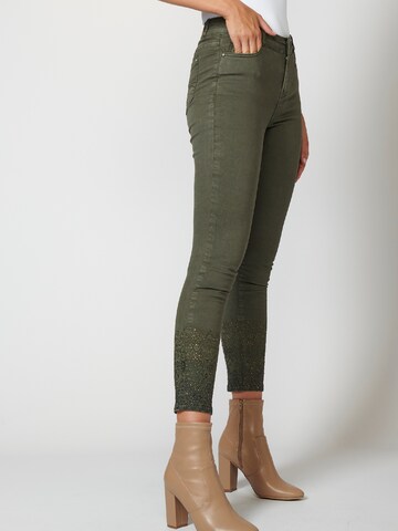 KOROSHI Regular Jeans in Groen