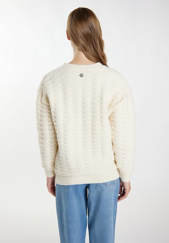 DreiMaster Maritim Knit cardigan in White