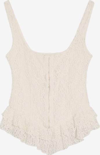 Bershka Top veličine XS u vuneno bijela, Pregled proizvoda