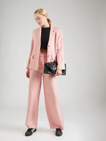 Wide Leg Pantalon minimum en rose