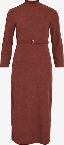 VILA Jurk 'VIBIRTHE' in Bruin: voorkant