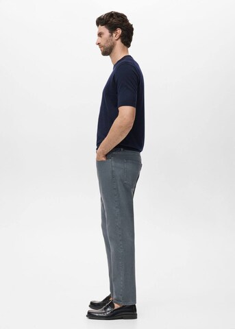 MANGO MAN Tapered Jeans 'Ben' in Grau
