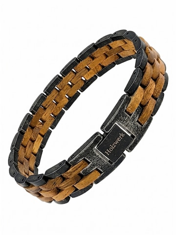 Holzwerk Armbånd 'HALENSEE' i brun: forside