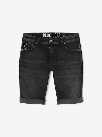 Le Temps Des Cerises Tapered Jeans in Zwart: voorkant