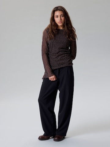 LMTD Wide leg Trousers in Black