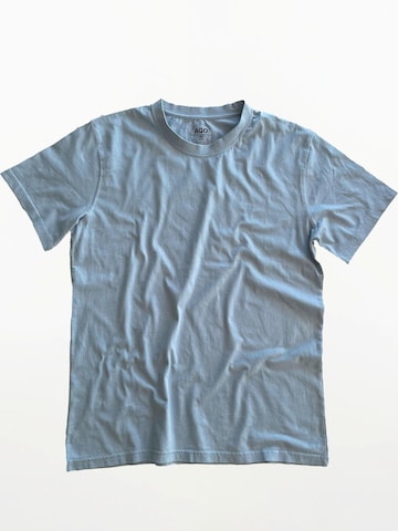 A Question Of (AQO) Shirt 'Anders Tee Garment Dyed' in Blue: front