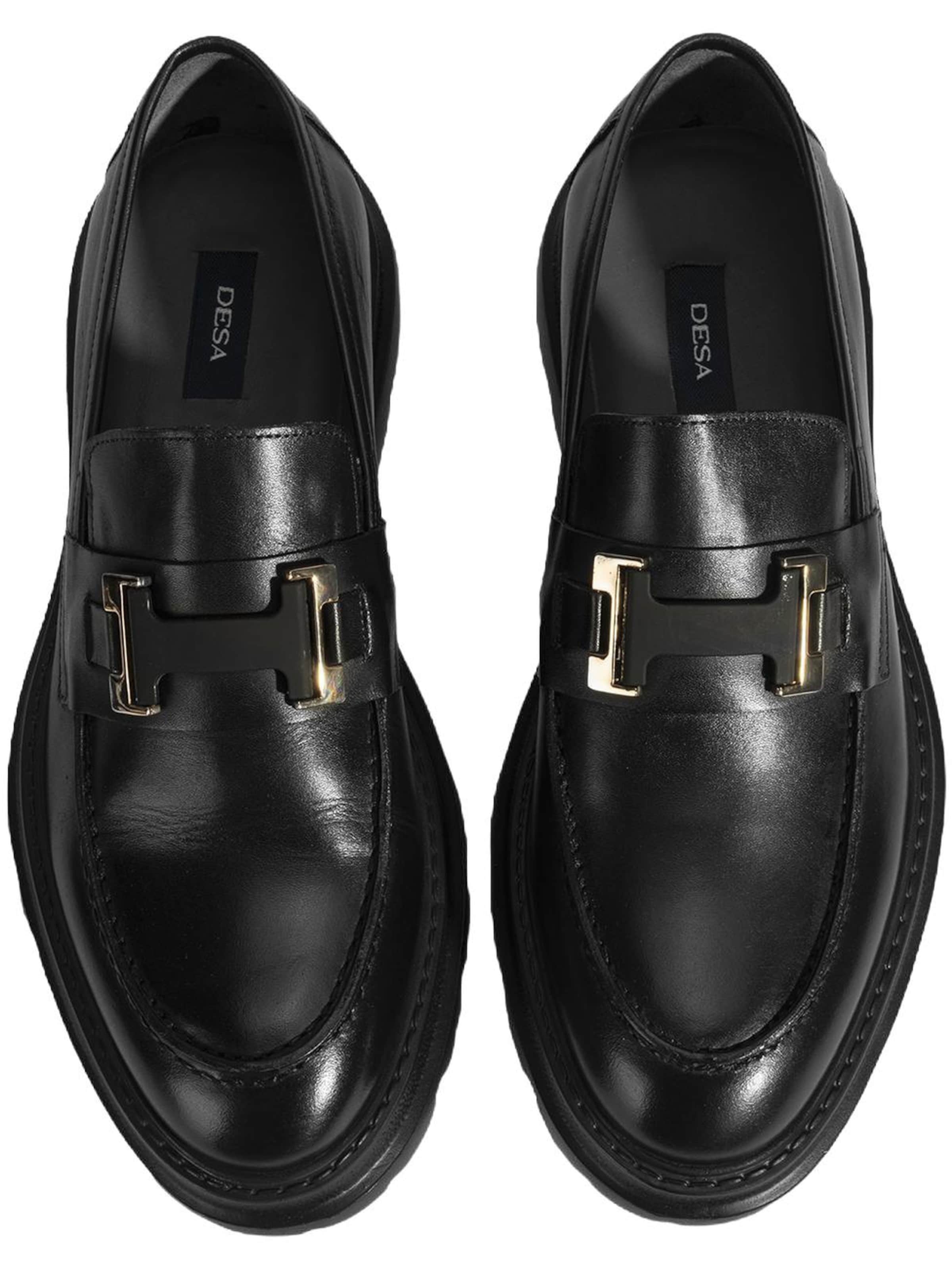 Desa Slipper 'Slip-Ons'‌ in Schwarz