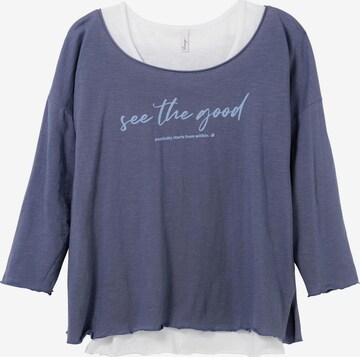 SHEEGO Shirt in Blue: front