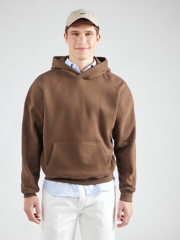 Sweat-shirt HOLLISTER en marron : devant