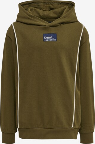 Hummel Sweatshirt in Groen: voorkant