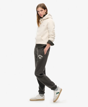 Superdry Tapered Παντελόνι 'Essentials' σε γκρι