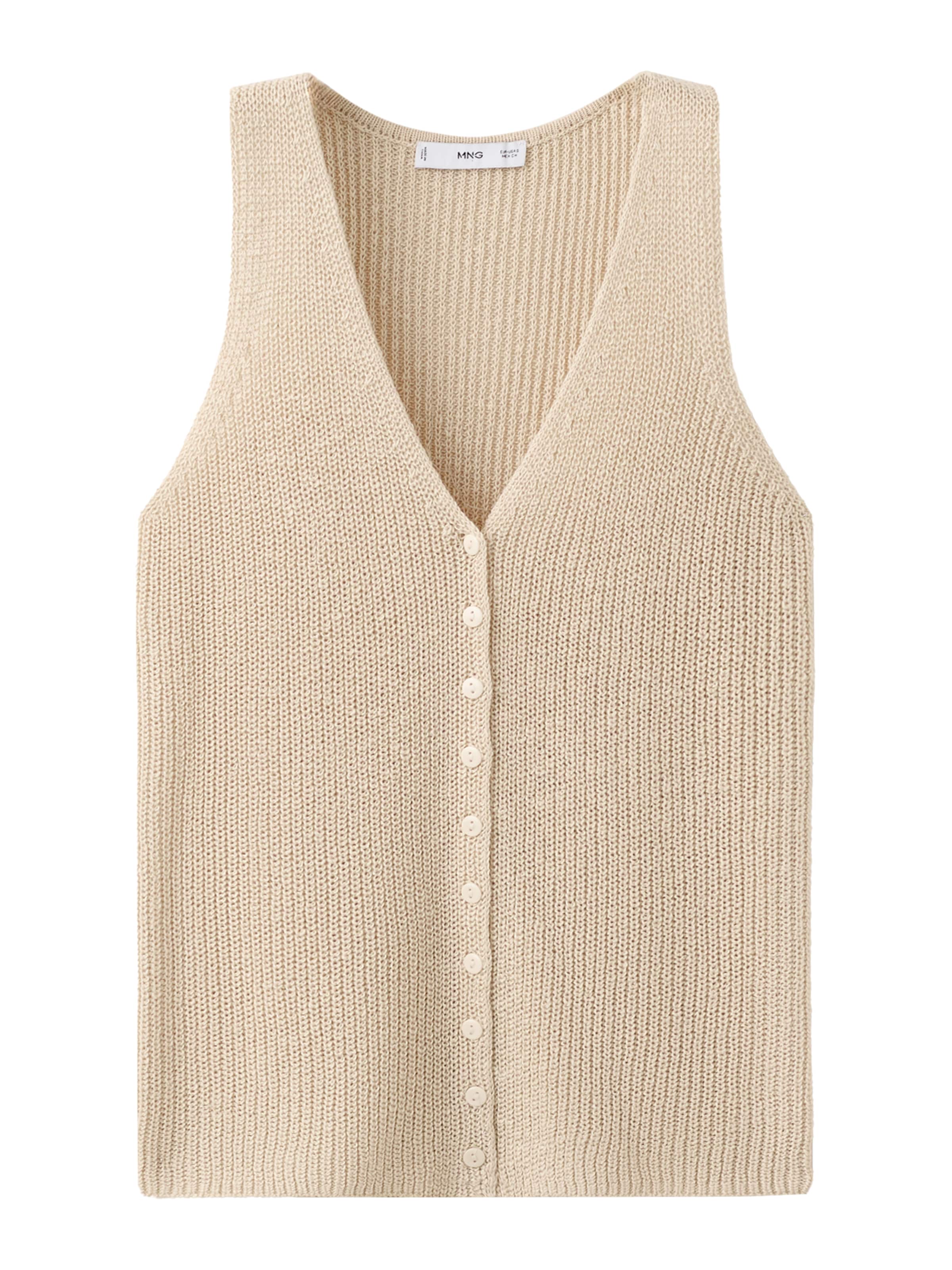 MANGO Mellény 'JAZMIN' - bézs: elől