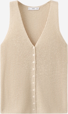 MANGO Mellény 'JAZMIN' - bézs: elől