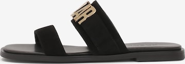 Kazar Mule in Black: front