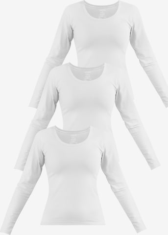 Janice Shirt 'Nimes' in Weiß: Vorderseite