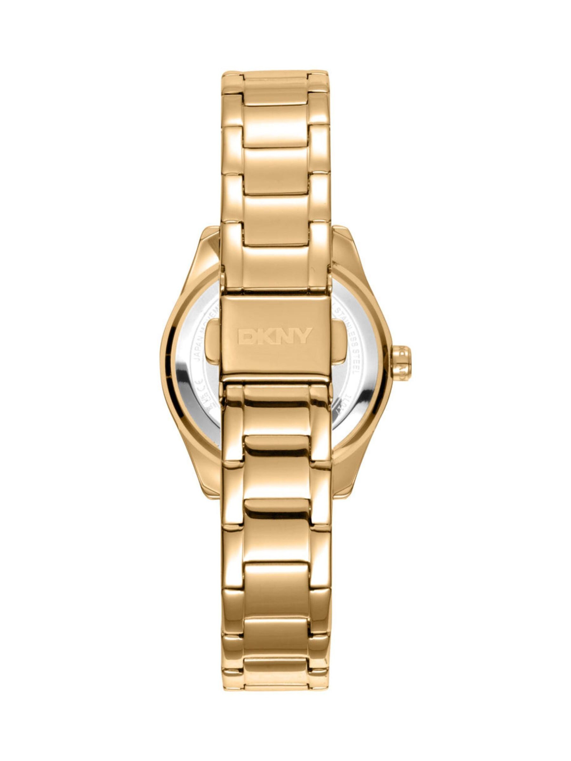 DKNY Analog Watch 'Chambers Glitz' in Gold