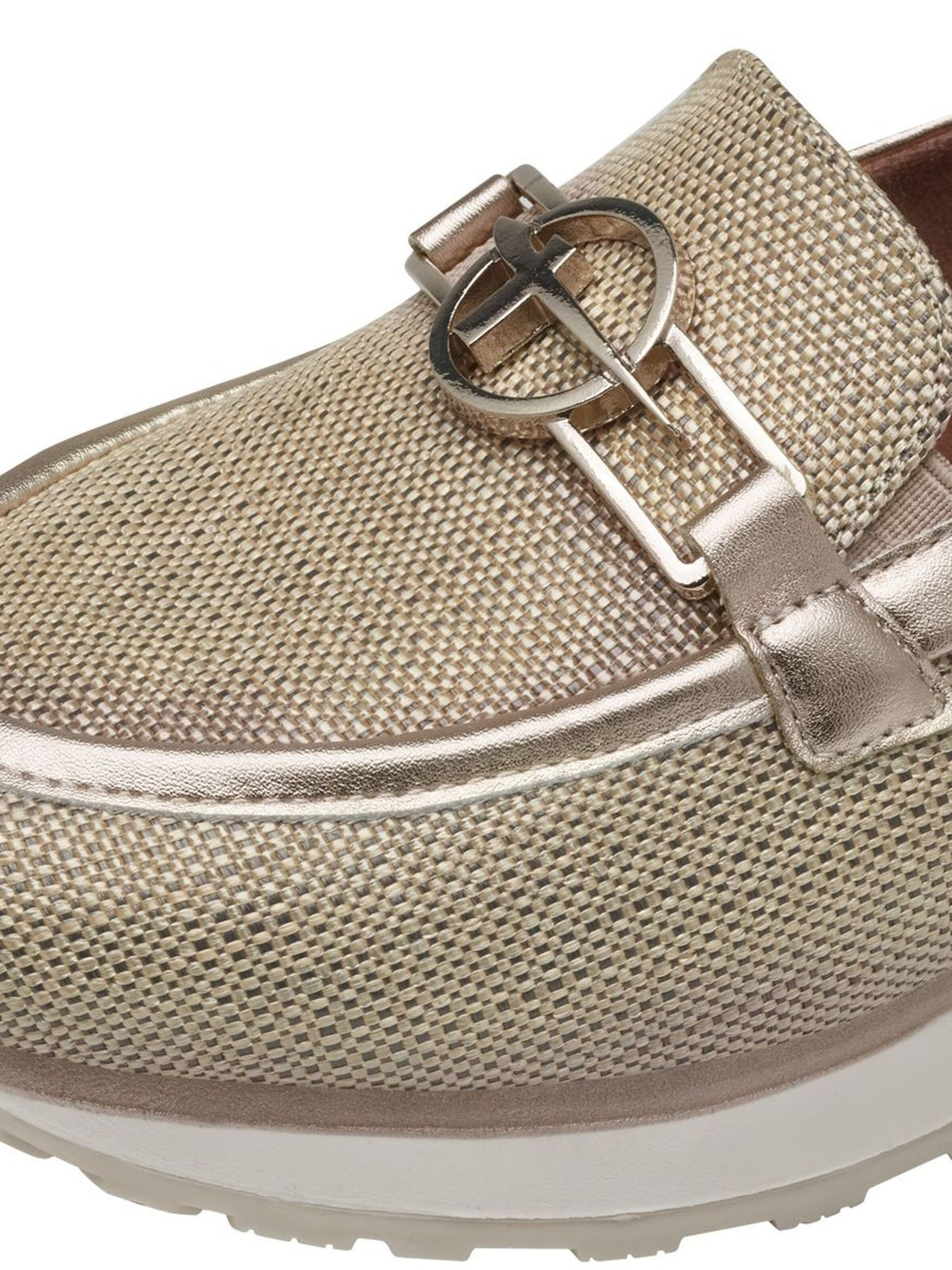 Baskets basses Tamaris en or