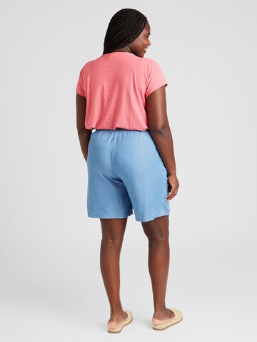 Vero Moda Curve Regular Shorts 'BREE' in Blau