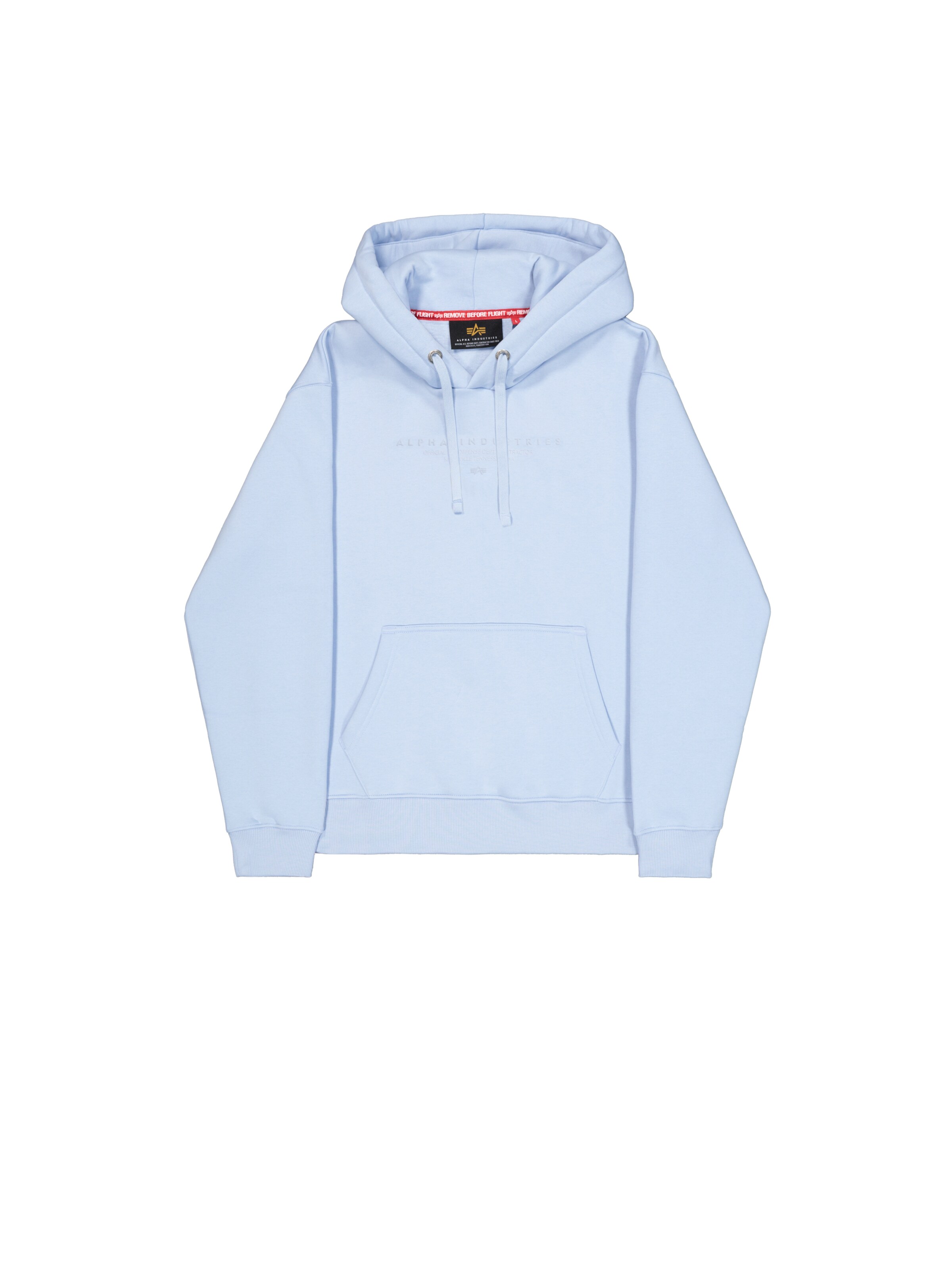 ALPHA INDUSTRIES Bluzka sportowa w kolorze niebieski: przód