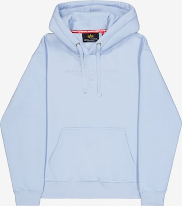 ALPHA INDUSTRIES Bluzka sportowa w kolorze niebieski: przód