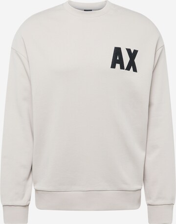 ARMANI EXCHANGESweater majica - bež boja: prednji dio