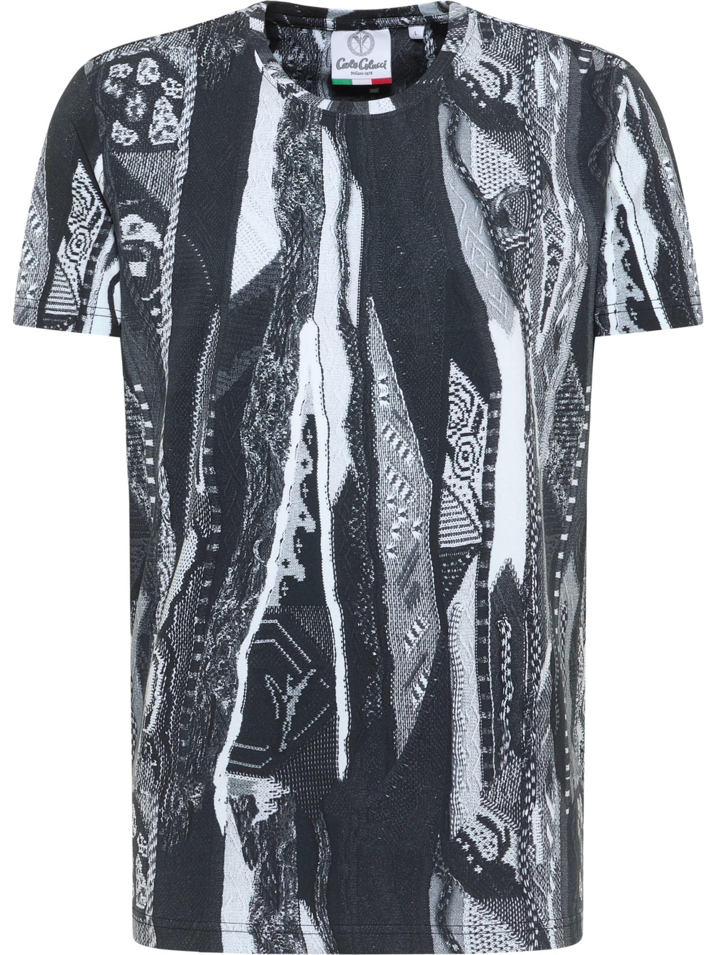 T-Shirt 'Egon' Carlo Colucci en noir