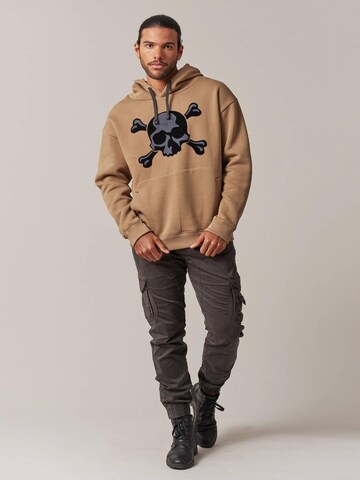 Sweat-shirt 'Brook' Deeluxe en marron