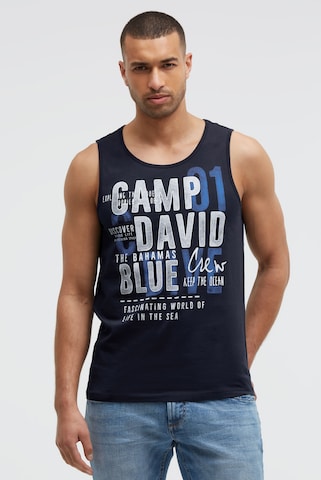 CAMP DAVID Shirt in Blue: front