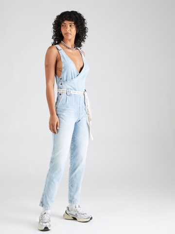 Le Temps Des Cerises Jumpsuit 'RIGA' in Blauw: voorkant