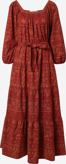 Mes Demoiselles Kleid 'ANDALOUSE' in braun / hellbraun / blutrot, Produktansicht