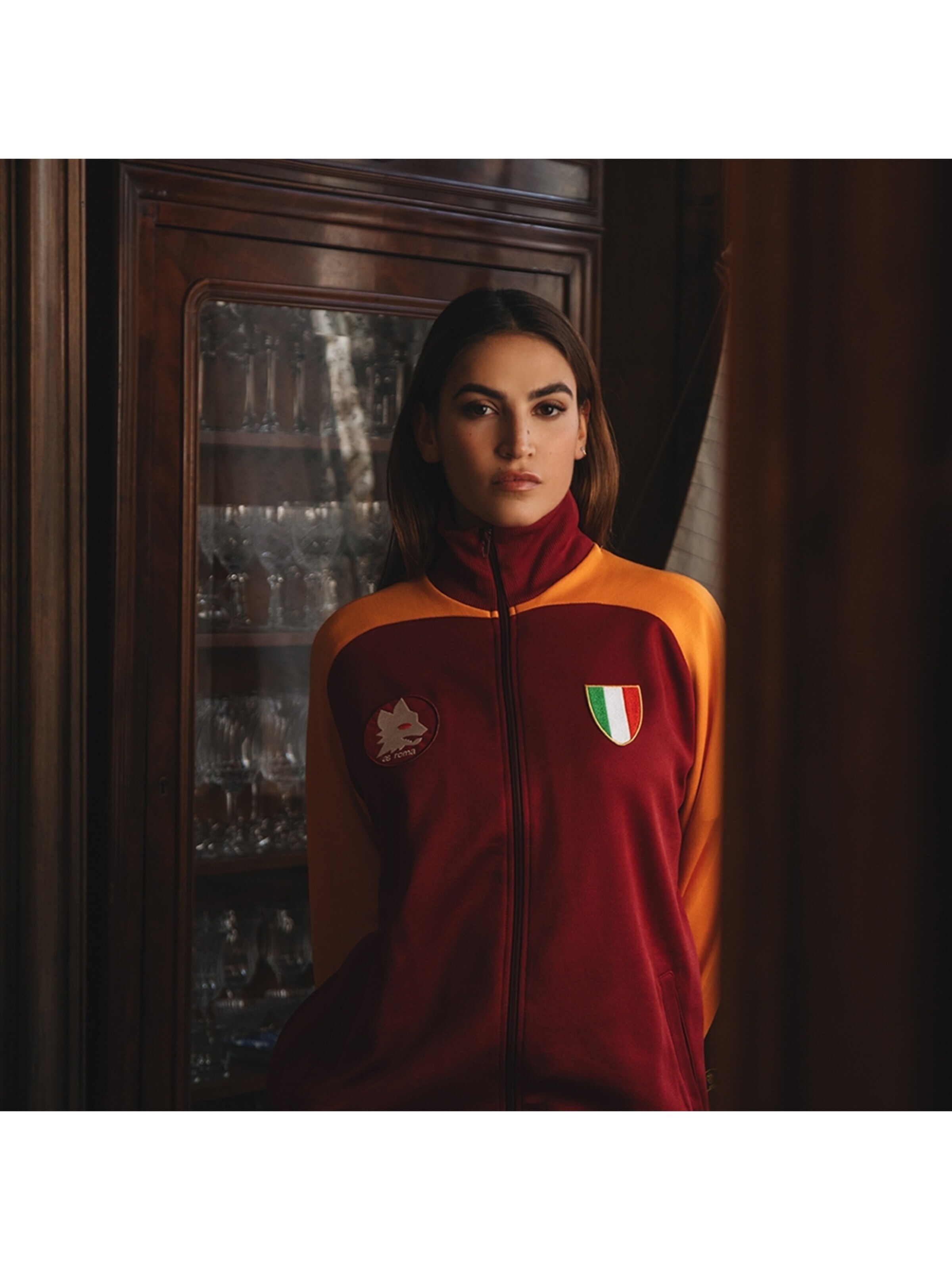COPA FOOTBALL Sportjas 'AS Roma 1983 Scudetto Retro Voetbaljack' in Rood