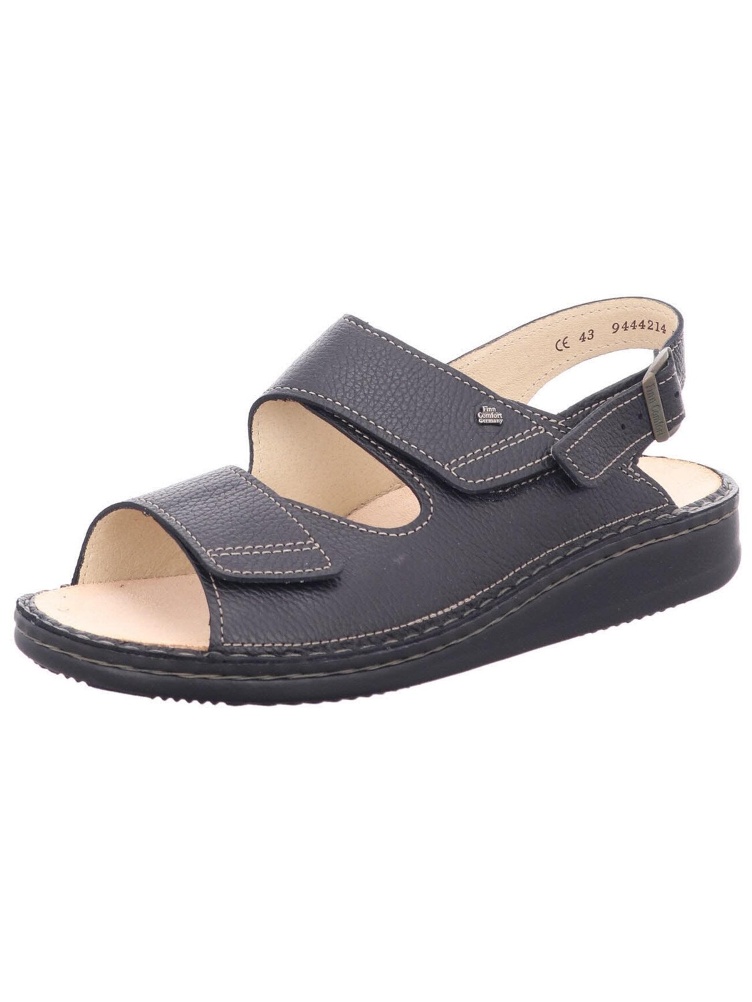 Finn Comfort - Sandalias 'Sandale Herren 01523 055099 Echtleder in schwarz' en negro: frente