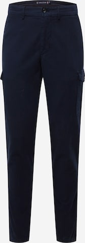 TOMMY HILFIGER Tapered Cargo Pants in Blue: front