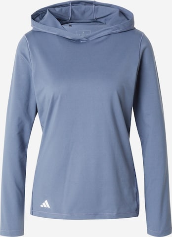 Hanorac sport de la ADIDAS GOLF pe albastru: față