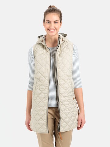 CAMEL ACTIVE Vest in Beige: front