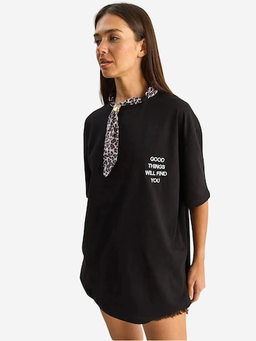 Bianco Lucci T-Shirts in Schwarz