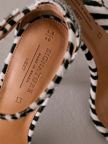 Next Strap sandal in White