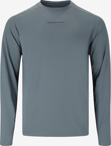 ENDURANCE Functioneel shirt 'Loker' in Grijs: voorkant